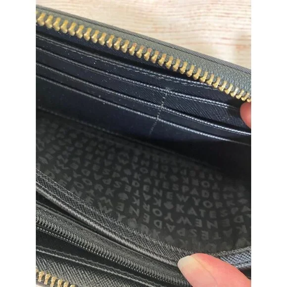 Kate Spade Women's Fabric Stripe Zip Up Wallet - OS - Picture 9 of 14